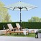 Best Choice Products 10ft Outdoor Steel Striped Market Patio Umbrella w/ Crank, Tilt Push Button, 6 Ribs
